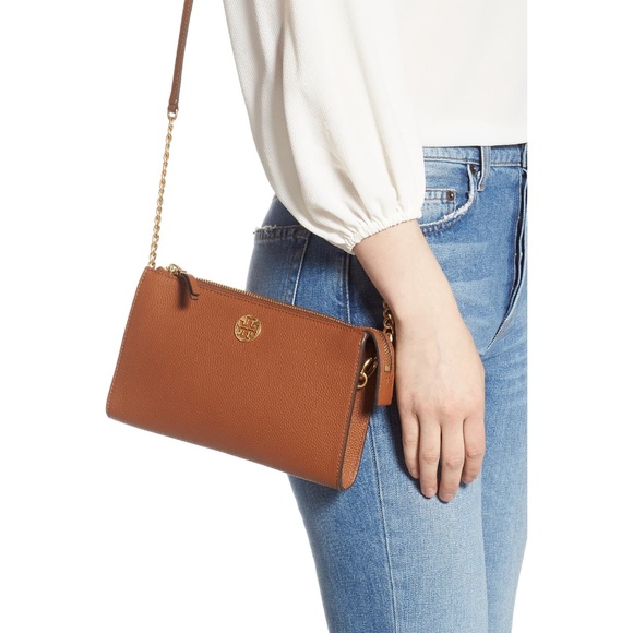 Tory Burch Mini Everly Leather Crossbody Bag NWT - Picture 2 of 6